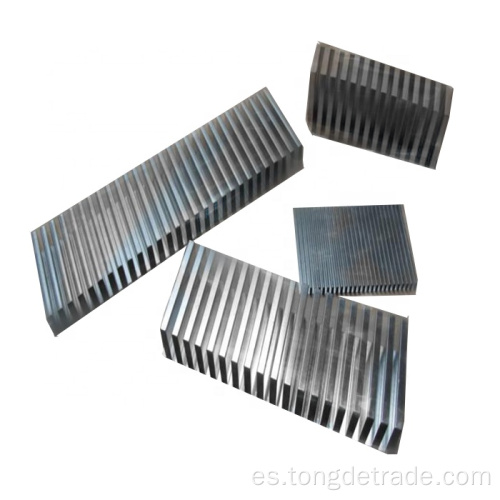 Aletas de aluminio de metal ondulado para intercooler